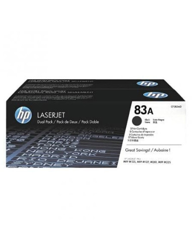 Tóner original hp nº83a multipack/ 2x negro