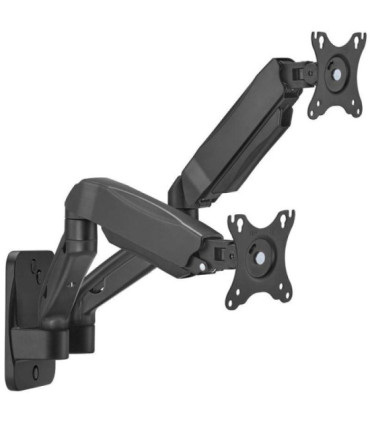 Soporte de pared para 2 monitores o tv aisens wt32tsr-225/ giratorio/ inclinable/ hasta 9kg