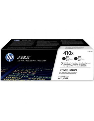 Tóner original hp nº410x xl alta capacidad multipack/ 2x negro