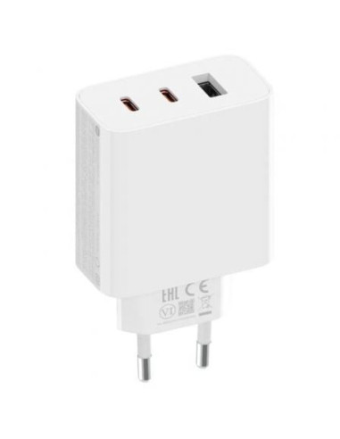 Cargador de pared xiaomi 67w gan charger 2c1a 2xusb tipo-c/ 1xusb/ 67w