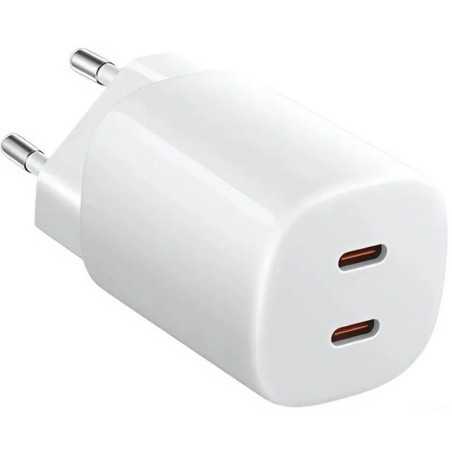 Cargador de pared xiaomi 45w nano turbo charging power adapter/ 2xusb tipo-c/ 45w