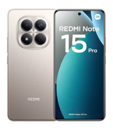 Smartphone xiaomi redmi note 15 pro 8gb/ 256gb/ 6.83'/ titanio
