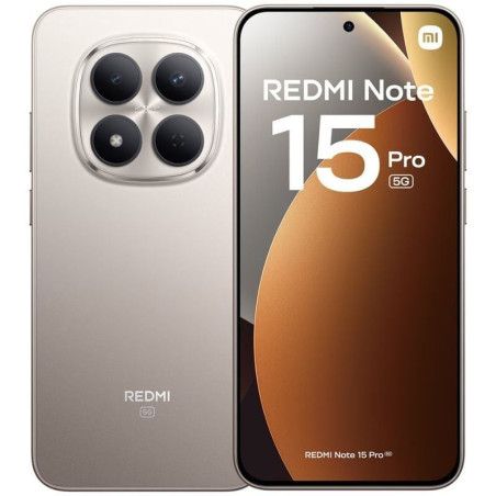 Smartphone xiaomi redmi note 15 pro 12gb/ 512gb/ 6.83'/ 5g/ titanio