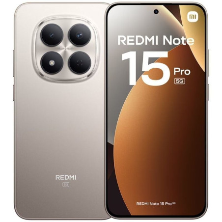 Smartphone xiaomi redmi note 15 pro 8gb/ 512gb/ 6.83'/ 5g/ titanio
