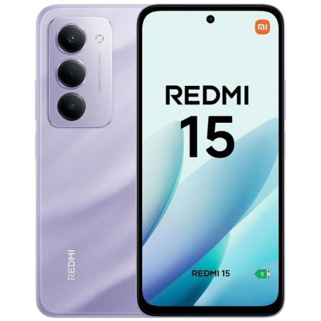 Smartphone xiaomi redmi 15 6gb/ 128gb/ 6.9'/ púrpura