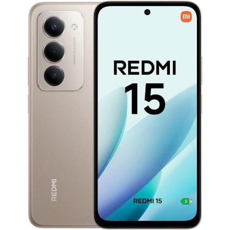 Smartphone xiaomi redmi 15 8gb/ 256gb/ 6.9'/ gris