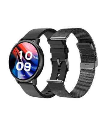 Smartwatch spc smartee duo classic 9652n/ notificaciones/ frecuencia cardíaca/ negro/ incluye correa extra