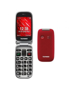 Teléfono móvil telefunken s560/ para personas mayores/ rojo