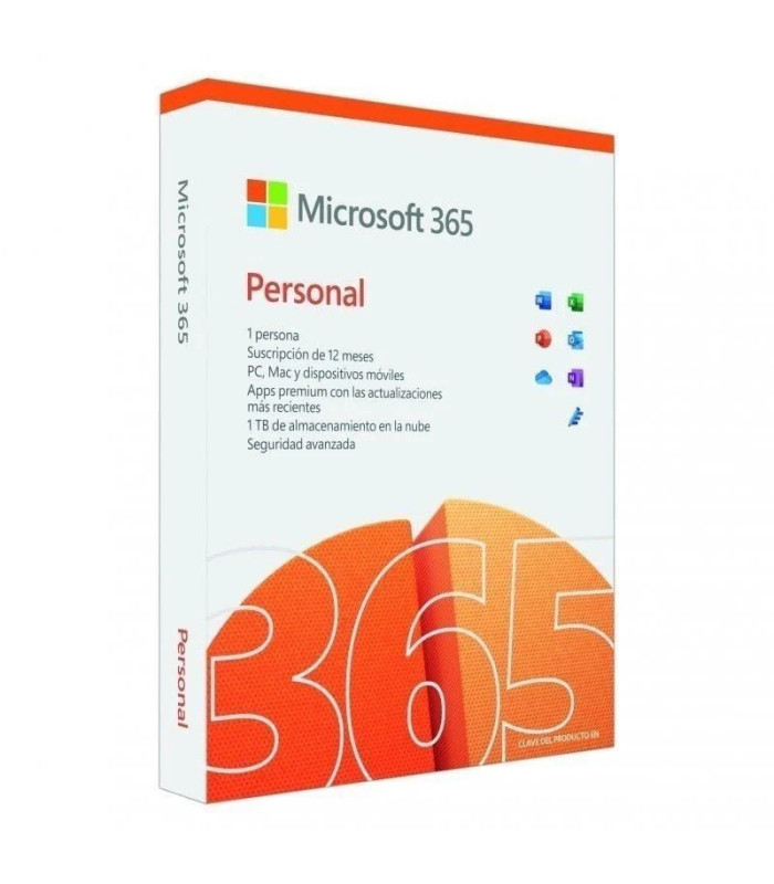 Microsoft 365 personal/ 1 usuario/ 1 año