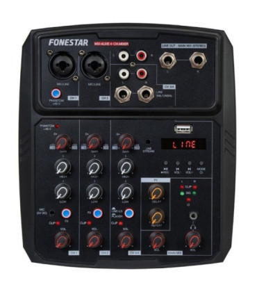 Mesa de mezclas fonestar mix-4live