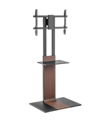 Soporte de suelo inclinable/ giratorio con bandeja dvd aisens ft86tse-401 para tv de 37-86'/ hasta 50kg