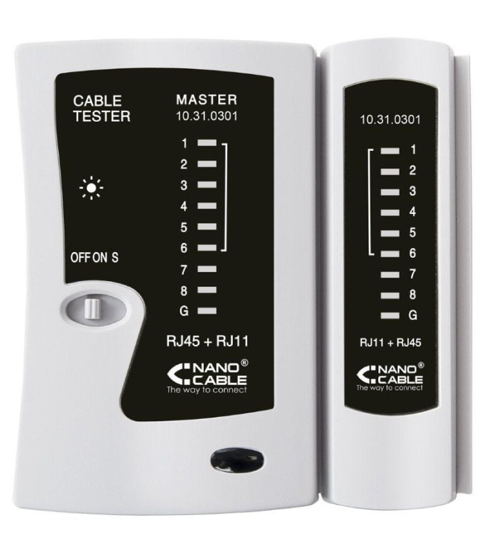 Tester nanocable 10.31.0301 para rj11-rj12-rj45