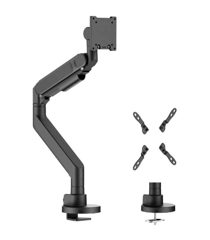 Soporte de mesa giratorio/ inclinable aisens dt57tsr-307 para tv de 24-57'/ hasta 27kg