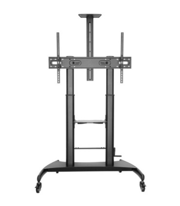 Soporte de suelo inclinable con ruedas y manivela aisens ft100te-123 para tv 60-100'/ hasta 100kg