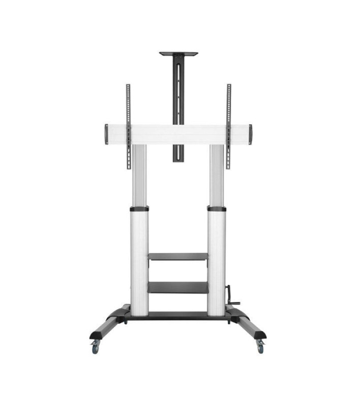 Soporte de suelo inclinable con ruedas y manivela aisens ft100te-125 para tv 60-100'/ hasta 100kg