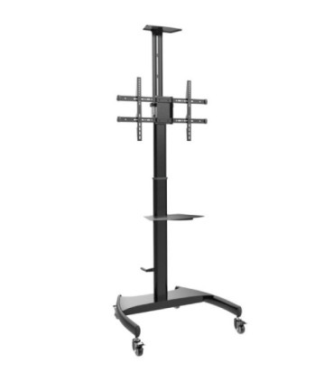 Soporte de suelo inclinable/ giratorio con ruedas y manivela aisens ft70te-169 para tv 37-70'/ hasta 50kg