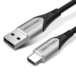 Cable USB 2.0 Tipo-C Vention CODHD/ USB Tipo-C Macho - USB Macho/ 480Mbps/ 50cm/ Gris
