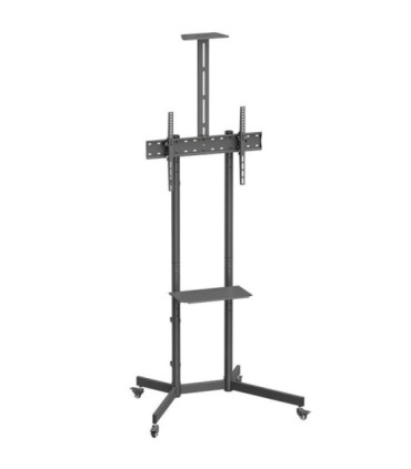 Soporte de suelo inclinable con ruedas/ soporte de cámara aisens ft70te-335 para tv 37'-70'/ hasta 45kg