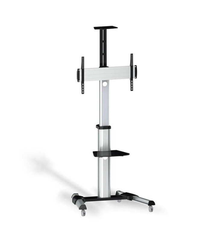 Soporte de suelo inclinable con ruedas aisens ft70tre-037 para tv 37-70'/ hasta 50kg