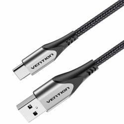 Cable USB 2.0 Tipo-C Vention CODHH/ USB Macho - USB Tipo-C Macho/ 480Mbps/ 2m/ Gris