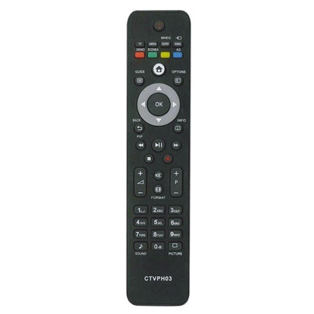 Mando para tv ctvph03 compatible con philips