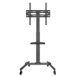 Soporte de suelo orientable/ inclinable con ruedas fonestar sts-4244n para tv de 32-65'/ hasta 35kg