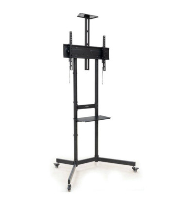 Soporte de suelo inclinable con ruedas tooq nefertiti fs1151m-b para tv de 37-70'/ hasta 70kg