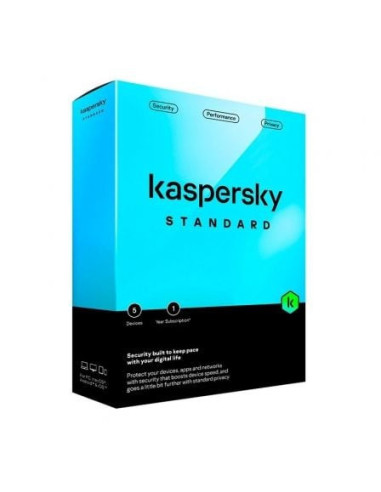 Antivirus Kaspersky Standard/ 5 Dispositivos/ 1 Año