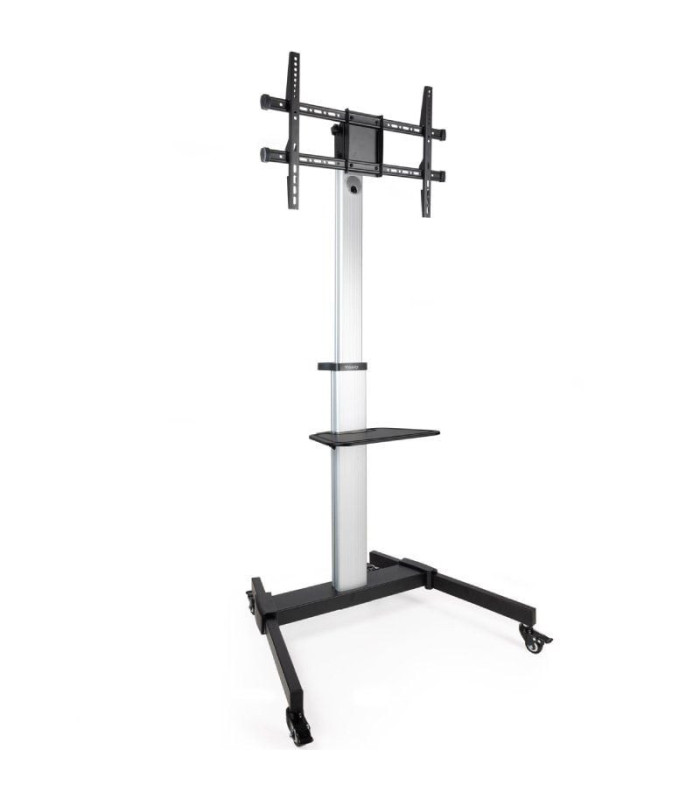 Soporte de suelo inclinable/ ajustable con ruedas tooq fs1886m-b para tv de 37-86'/ hasta 50kg