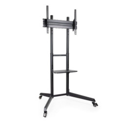 Soporte de suelo inclinable con ruedas tooq fs1170m-b para tv de 37-70'/ hasta 50kg