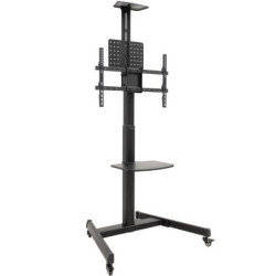 Soporte de suelo inclinable con ruedas tooq fs1184m-b para tv de 35-70'/ hasta 70kg