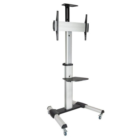 Soporte de suelo inclinable/ ajustable con ruedas tooq fs1870m-b para tv de 37-70'/ hasta 50kg
