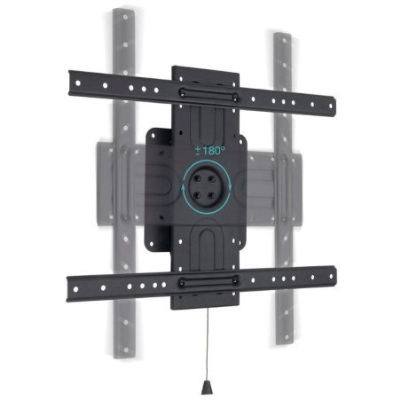 Soporte de pared giratorio/ inclinable/ nivelable tooq lp3780f-r para tv de 37-80'/ hasta 50kg