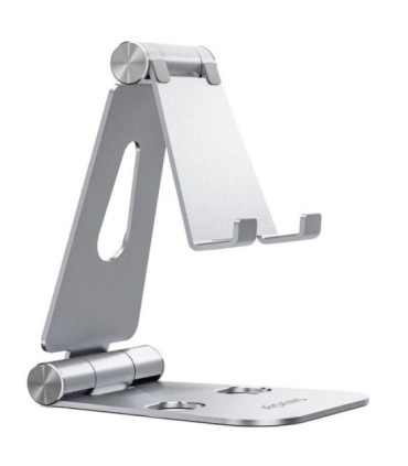 Soporte para smartphone/tablet aisens ms2pxl-092/ plata