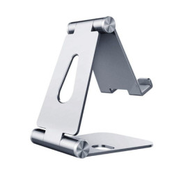 Soporte para smartphone/tablet aisens ms2pm-086/ plata