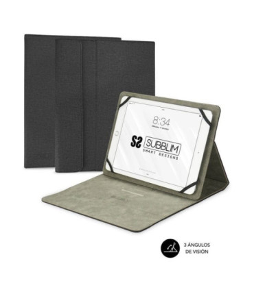 Funda subblim clever stand para tablets de 9.6'-11'/ negra