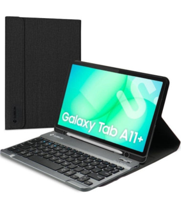 Funda con teclado subblim keytab pro bt para tablets samsung galaxy a11+/ negra
