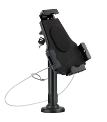Soporte de mesa/pared para smartphone/tablet tooq tqtds0812/ antirrobo/ negro