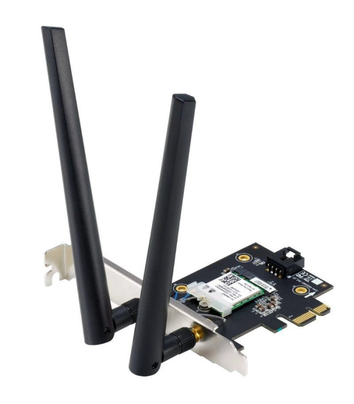 Tarjeta de red inalámbrica-pci express asus pce-be6500/ 6500mbps/ 2.4/5/6ghz