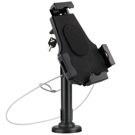 Soporte de mesa/pared para smartphone/tablet tooq tqtds0812/ antirrobo/ negro