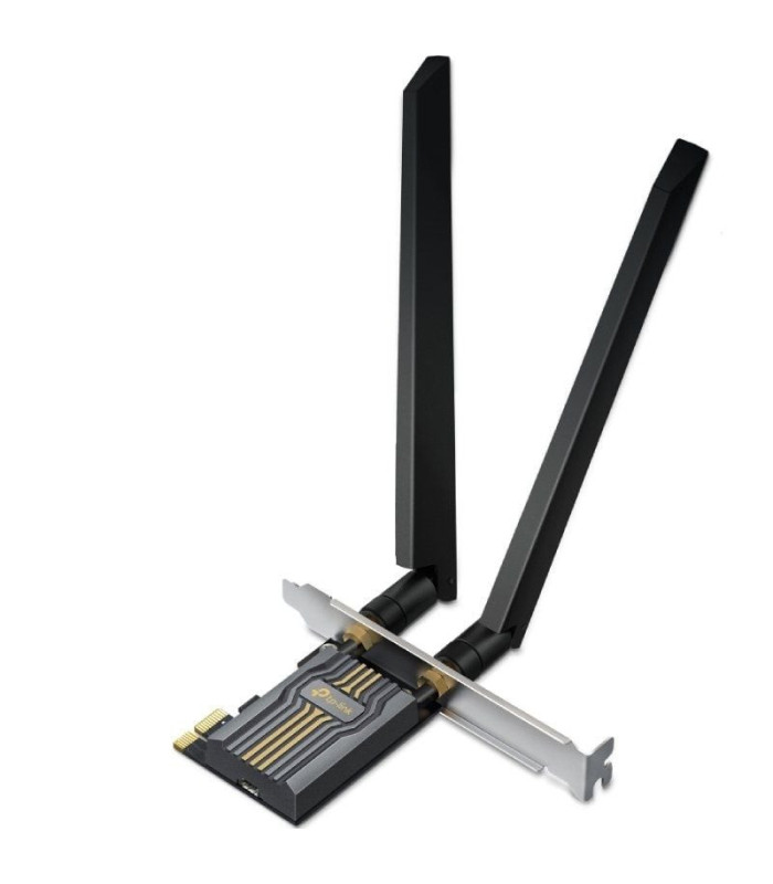 Tarjeta de red inalámbrica-pci express tp-link archer tbe400e/ wifi 7/ 6500mbps/ 2.4/5ghz/6ghz