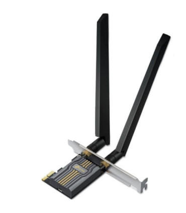 Tarjeta de red inalámbrica-pci express tp-link archer tbe400e/ wifi 7/ 6500mbps/ 2.4/5ghz/6ghz