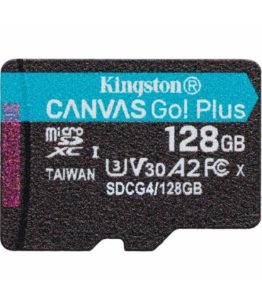 Tarjeta de memoria kingston canvas select plus 128gb microsd xc/ clase 10/ 200mbs
