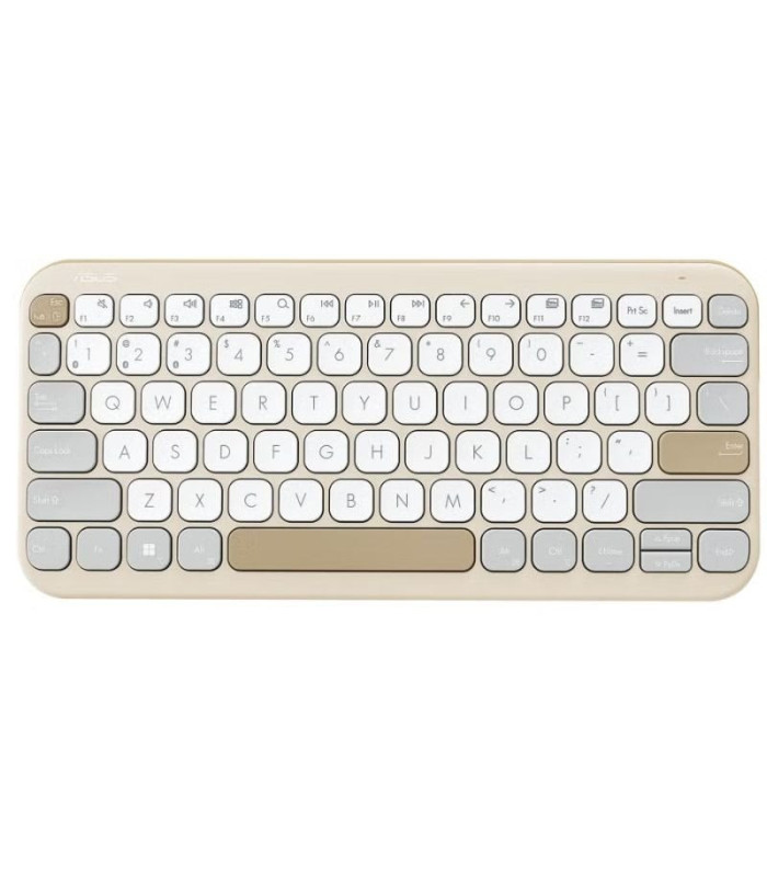 Teclado inalámbrico asus marshmallow kw100/ beige