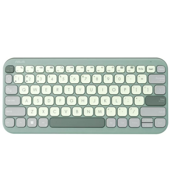 Teclado inalámbrico asus marshmallow kw100/ verde