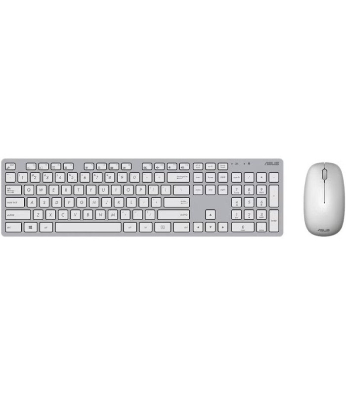 Teclado y ratón inalámbricos asus w5000 wireless/ blanco