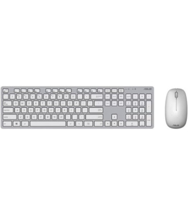 Teclado y ratón inalámbricos asus w5000 wireless/ blanco