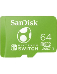 Tarjeta de memoria sandisk nintendo switch 64gb microsd...