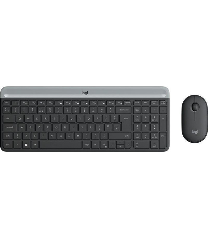 Teclado y ratón inalámbricos logitech slim combo mk470