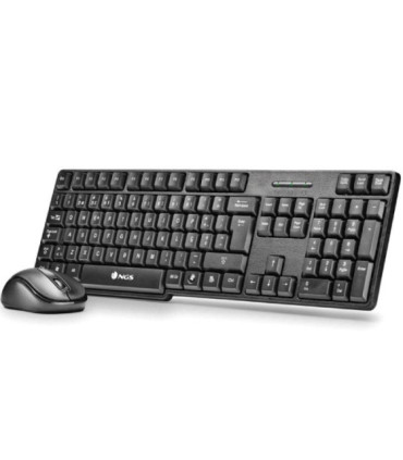 Teclado y ratón inalámbricos ngs euphoria kit/ portugués